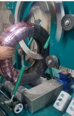 industry machinary machinary دستگاه رول پیچ و بسته بندی شیلنگ
