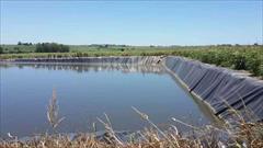 industry agriculture agriculture اجرای استخر آبیاری پلیمری کشاورزی به صورت حرفه ای 