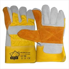 industry safety-supplies safety-supplies دستکش کف دوبل چرمی-دستکش کف دوبل تمام چرم