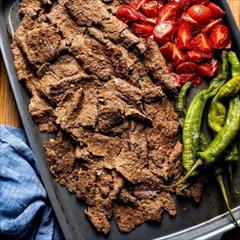 industry food food رول کباب ترکی طعام طلایی با استفاده از گوشت 