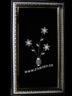buy-sell personal watches-jewelry تابلو گل نقره قیمت مناسب ساخت و عرضه توسط زیوران 