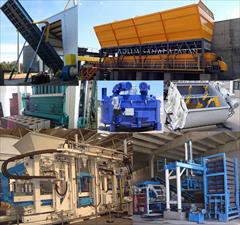 industry machinary machinary بلوک زن ، جدول زن ، بچینگ ، سنگ فرش ، کفپوش ،میکسر