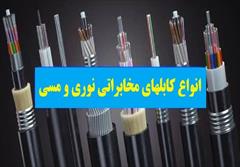 industry electronics-digital-devices electronics-digital-devices انواع کابلهای مخابراتی فیبر نوری و مسی ،کابل شبکه 