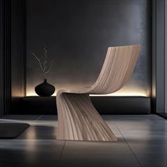 buy-sell home-kitchen table-chairs  صندلی چوبی پارامتریک لوکس مدل داوین 