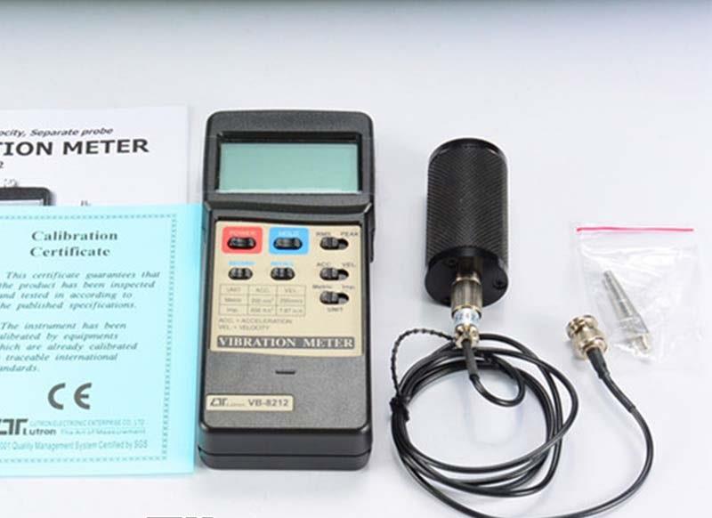 لرزش سنج دیجیتالی لوترون مدل LUTRON VB -8212 ‚ دستگاه ویبریشن محصول شرکت لوترون با قابلیت اندازه گیری سرعت و شتاب است که اندازه گیری مقادیر پیک و RMS  industry tools-hardware tools-hardware