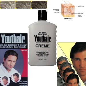 سفیدی موی سر با کرم استثنایی Youthair<br/>بیشتر ار 15 سال جوان تر شوید<br/>توضیحات :<br/>با کرم موی آمریکایی رفع سفیدی مو در کمتر از 2 ماه موهای خود را به رنگ  buy-sell personal health-beauty