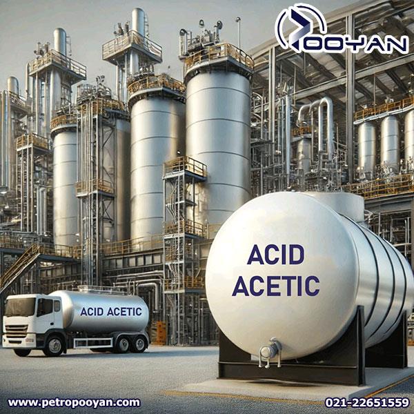 قابل توجه تولید کنندگان رنگ و رزین سازان محترم<br/>شرکت پتروپویان باربد اقدام به تامین اسید استیک  ـ جوهر سرکه _ اسید سرکه _ استیک اسید بسته بندی شده ـ Ac industry chemical chemical