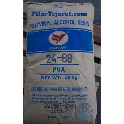 نام محصول : پلی وينيل الکل BP24 چين<br/>عنوان انگلیسی : Polyvinyl alcohol BP24 China<br/>تولید کننده : چین<br/>فرم شیمیایی : پودر<br/>واحد اندازه گیری : کیلوگرم<br/>نوع ب services business business