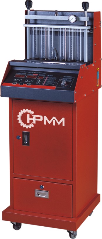 HPMM HP-6B<br/>آزمایش هایی که دستگاه تست و شستشوی انژکتور انجام می دهد :<br/>- آزمایش برق : این آزمایش ، کارکرد درست انژکتور ها را نشان می دهد و انژکتوری که د motors tuning tuning