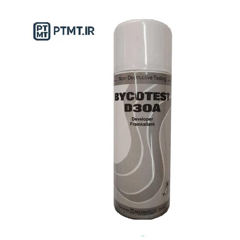 اسپری مایعات نافذ Developer برند BYCOTEST مدل D30A<br/><br/>اسپری دولوپر BYCOTEST مدل D30A یک آشکارساز با پایه حلال است که در روش تست مایع نافذ (PT) برای نمای industry tools-hardware tools-hardware