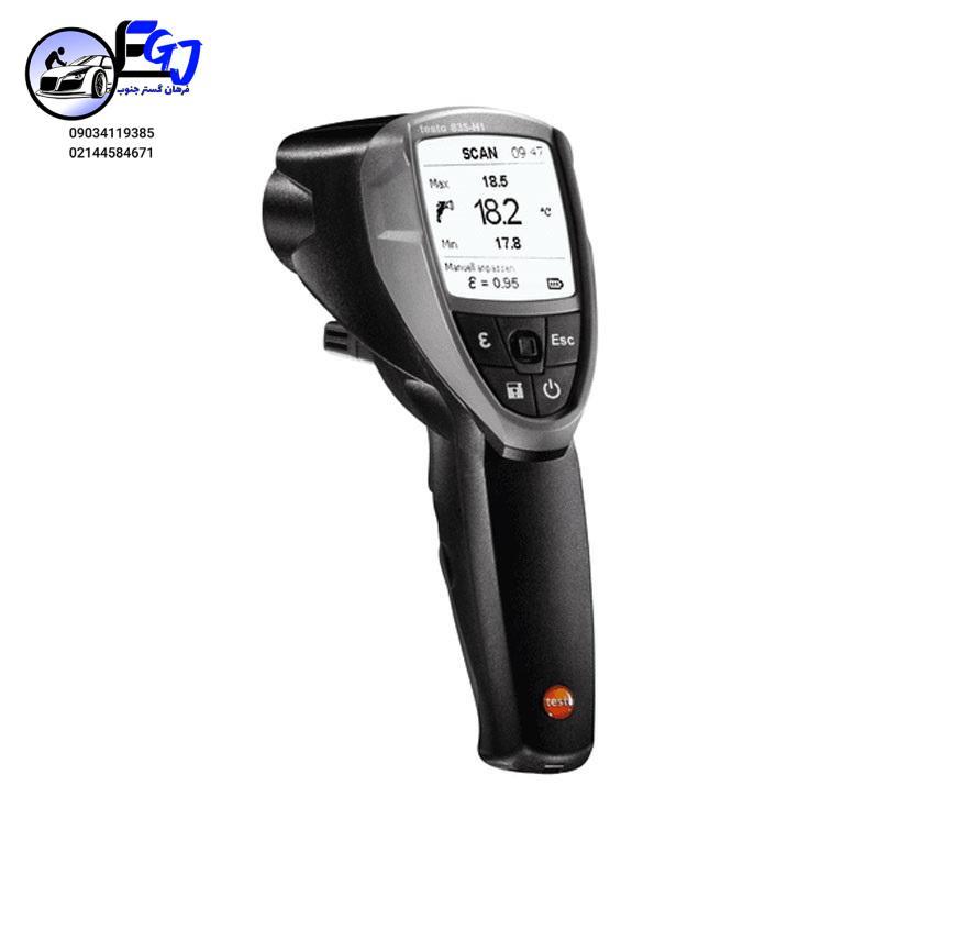 ترمومتر ورطوبت سنج برندTESTOمدل835H1<br/>ترمومترورطوبت سنج Testo 835-H1 یک دستگاه حرفه‌ای برای اندازه‌گیری دمای سطح به‌صورت غیرتماسی (IR)، اندازه‌گیری دما industry tools-hardware tools-hardware