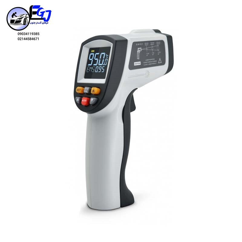 ترمومتر لیزری برند BENETECH مدل GT‑950<br/>ترمومتر لیزری بنتک مدل GT‑950 یک دستگاه دقیق و سریع برای اندازه‌گیری دمای سطح اجسام بدون تماس مستقیم است. این د industry tools-hardware tools-hardware