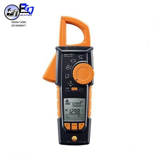 یکی از پیشرفته‌ ترین کلمپ‌مترهای دیجیتال برند آلمانی Testo است که برای اندازه‌گیری دقیق جریان، ولتاژ، مقاومت، توان، فرکانس و سایر پارامترهای الکتریکی  industry tools-hardware tools-hardware