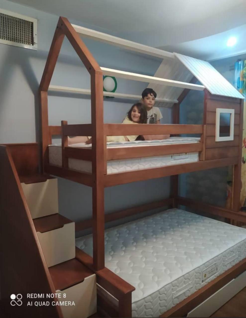 تخت خواب کلبه <br/>یه تخت خواب کلبه خواب که مخیطی امن و<br/>دوست داشتنی برای ریا پردازی<br/>بچه ها میسازه تا در اون ریویای<br/>بزرگ شدن خودشونو بازی کنن<br/><br/>بهترین ایده  buy-sell home-kitchen furniture-bedroom