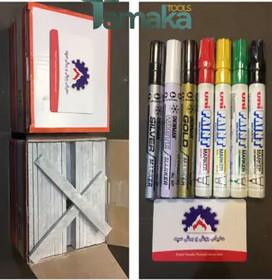  شرکت ابزار صنعتی تاماکا دارای سابقه طولانی در عرضه انواع متال مارکر در رنگهای مختلف جهت خط کشی روی انواع فلزات ، شیشه و چرم مقاوم در برابر حرارت<br/><br/>گچ  industry tools-hardware tools-hardware