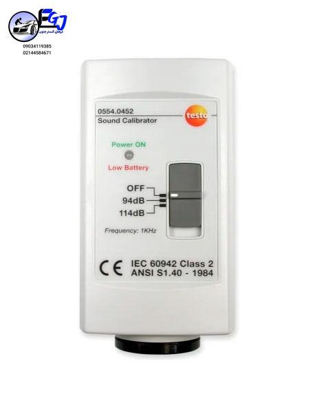 کالیبراتور صدا تستو | مدل دقیق و قابل اطمینان برای کالیبراسیون صوت<br/>کالیبراتور صدا تستو مدل 0452 0554 یکی از تجهیزات حرفه‌ای و دقیق برند معتبر Testo آل industry tools-hardware tools-hardware