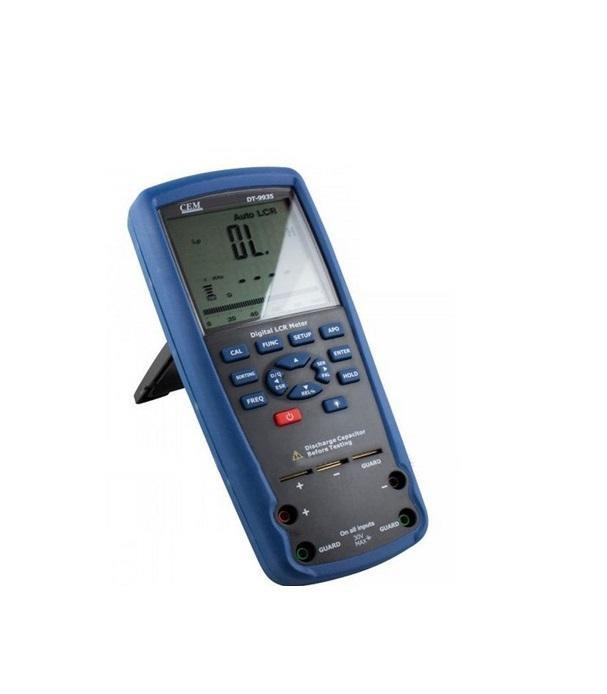 LCR سنج دیجیتالی DT-9935 مناسب برای اندازه گیری مقاومت ، سلف و خازن در فرکانس های 10KHz/100KHz  و این دقت بالا را با چهار یا پنج ترمینال کلوین اندازه  industry tools-hardware tools-hardware