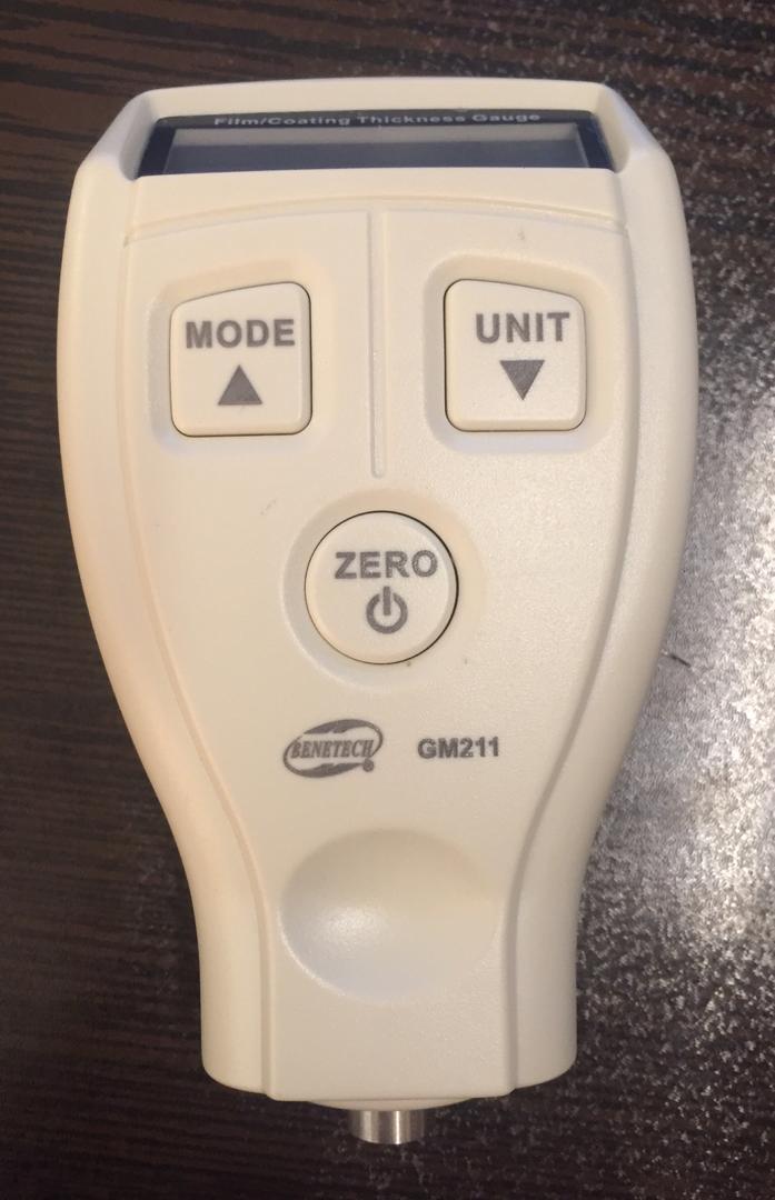     نوعضخامت سنج پوشش آهنی و آلومینیومی <br/>    ابعاد6 × 3 × 10 سانتي‌متر<br/>    وزن67 گرم<br/>    دامنه اندازه گيري0‎- 1500μm<br/>    دقت1μm‏<br/>    باتري<br/>  industry tools-hardware tools-hardware