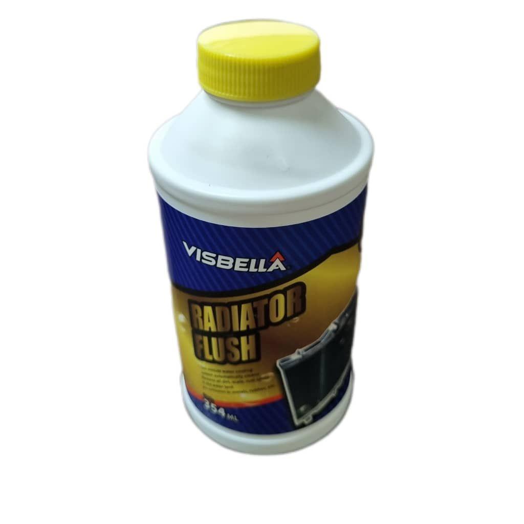 محصول فوق مایع تمیزکننده رادیاتورvisbella میلی لیتر 354 می باشد ، که توسط شرکت visbella ت تولید می‌شود.محلول  رادیاتور شور قابل استفاده برای تمیز کردن motors automotive-services automotive-services