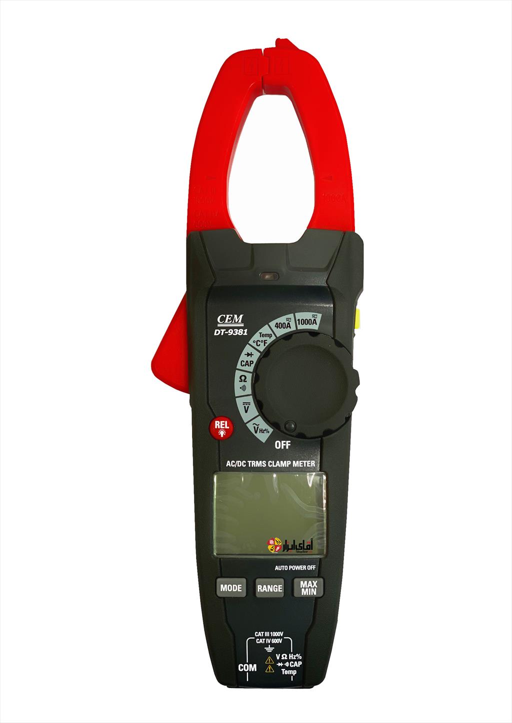 کلمپ آمپرمتر 1000AC/DC آمپر CEM DT-9381 برای اندازه گیری ولتاژ و جریان متناوب AC و ثابت DC، مقاومت، خازن و دما به وسیله پراب نوع K مورد استفاده قرار م industry tools-hardware tools-hardware