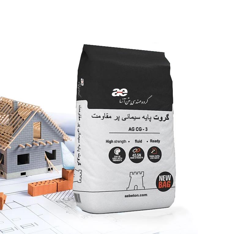 خرید و قیمت گروت پر مقاومت سیمانی و اپوکسی، فروش گروت ۸۰ و ۱۰۰ مگاپاسکال برای زیر شاسی دستگاه‌های صنعتی، بیس پلیت و کاشت میلگرد، ارسال سراسری و مشاوره industry roads-construction roads-construction