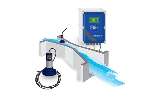 فلومتراولتراسونیک جهت اندازه گیری دبی درکانال های باز با استفاده از سازه پارشال  <br/>پارشال فلوم سازه ای است با شکل و ابعاد مشخص که در مسیر کانالهای باز  industry industrial-automation industrial-automation