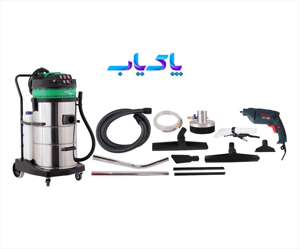 جهت کسب اطلاعات و استعلام قیمت با ما تماس بگیرید.<br/><br/>مشخصات فنی<br/>ساخت کشور ایران نوع دریل ندارد قابلیت جمع آوری آب بله جنس مخزن استیل قدرت موتور مکنده ۱۲ industry cleaning cleaning