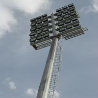  برج روشنایی استادیومی برای تامین روشنایی استاندارد زمین های ورزشی , استادیوم ها ,میادین ورزشی با ارتفاع مختلف توسط شرکت نورسازان پارسه طراحی و تولید  industry iron iron