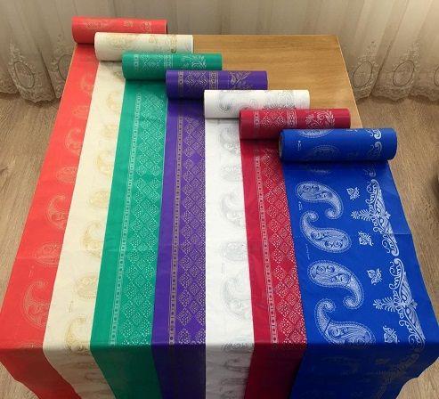 فروش سفره یکبار مصرف ضخیم ، طرحدار ( سفره گلدار ) ، سفره یکبار مصرف مجلسی<br/>تولید رول سفره یکبار مصرف با دستگاه های مخصص تولید سفره یکبار مصرف .<br/>تولید س industry packaging-printing-advertising packaging-printing-advertising