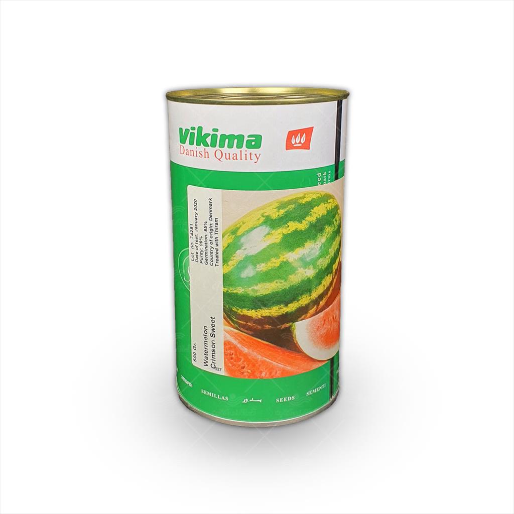 بذر هندوانه ویکیما محصولی از کمپانی ویکیما دانمارک بوده و در قوطی های ۵۰۰ گرمی بسته بندی و به بازار ارائه شده است.<br/>در زیر برخی از مشخصات هندوانه خطی و industry agriculture agriculture