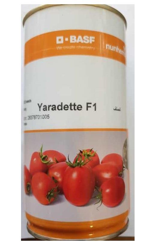 خصوصیات بذر گوجه YARADETTE F1 باسف :<br/><br/>بذر گوجه بسیار پر بار<br/>تیپ میوه بلوکی کشیده<br/>کشت در تمام نقاط ایران با بازدهی بسیار بالا<br/>میوه همراه با کاسبرگ و رن industry agriculture agriculture